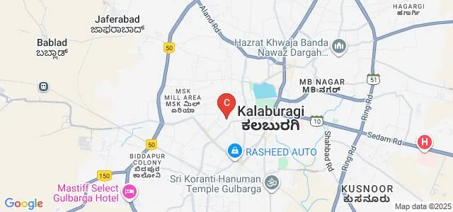 Sharnbasveshwar College of BBM, Basavakalyan Map