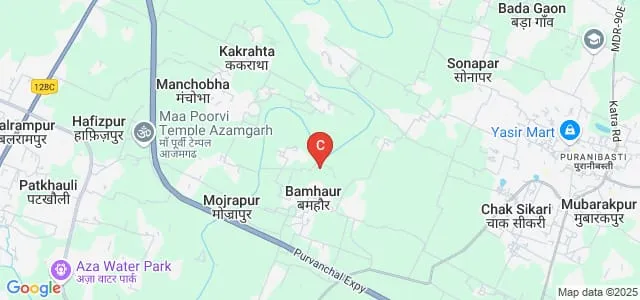 Shri Kashi Chandradev Yadav Post Graduate College, Azamgarh Map