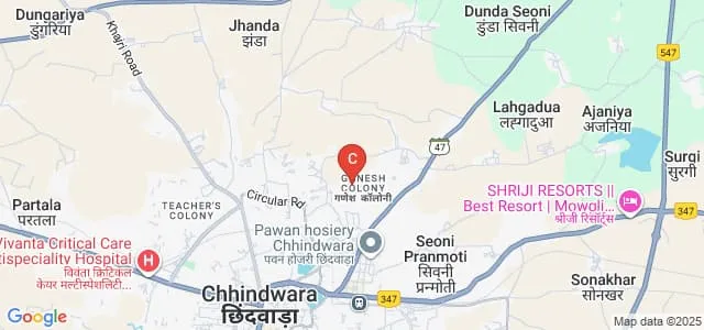 Indira Gandhi Government Polytechnic College, Chhindwara Map