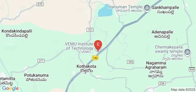 Vemu Institute of Technology, Chittoor Map