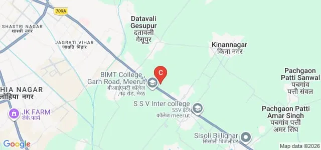 Ambrish Sharma College of Education and Technology, Meerut Map