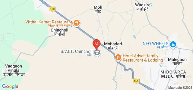 Pravara Rural Education Society's College of Pharmacy D Pharma, Chincholi Map