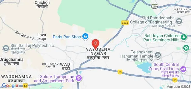Antarbharti Homoeopathic Medical College, Nagpur Map