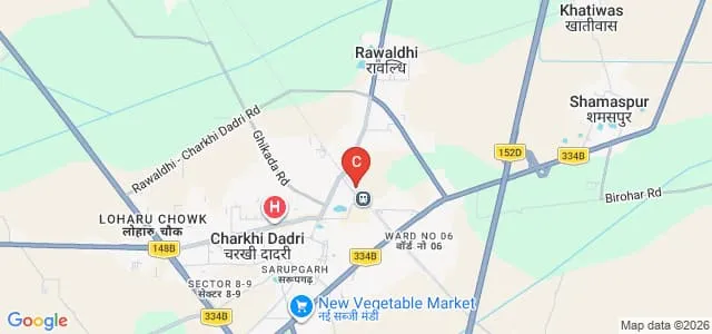 Murari Lal Rasiwasia Ayurvedic College and Hospital, Bhiwani Map