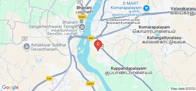 Anbu College of Arts and Science College, Namakkal Map