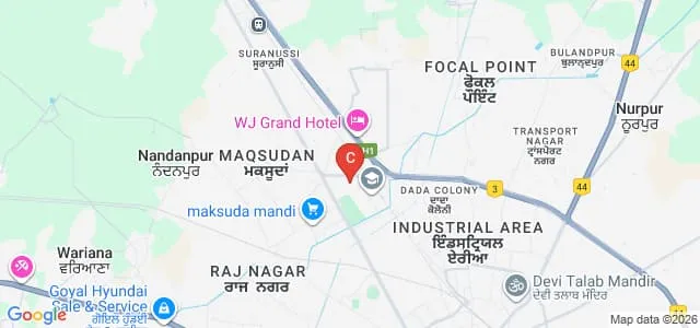 CT Institute of Hotel Management and Catering Technology, Jalandhar Map