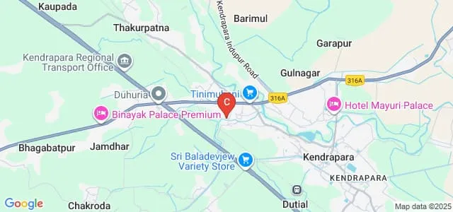 Sri Baladevjew Nursing College, Kendrapara Map