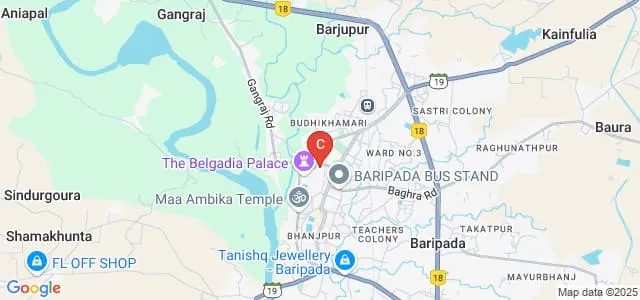 Sri Maa Mahila Mahavidyalaya, Baripada Map