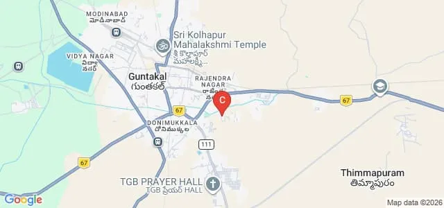 SKP Government Degree College, Guntakal Map