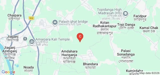 Bhagirathi Primary Teachers Training Institute, Murshidabad Map