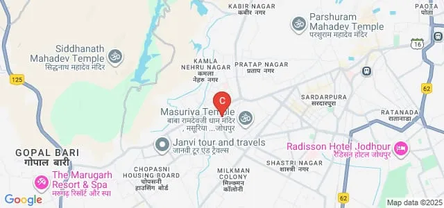 Maulana Azad Institute of Pharmacy, Jodhpur Map
