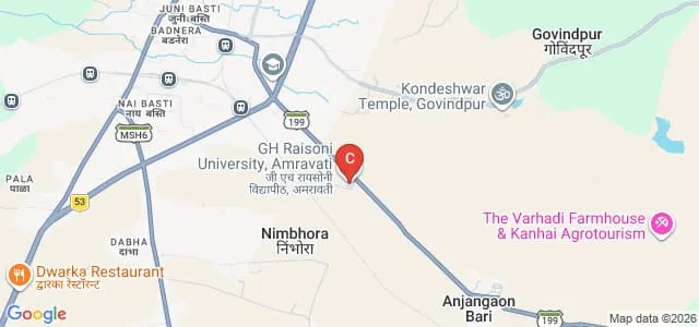 GH Raisoni College of Engineering and Management, Amravati Map
