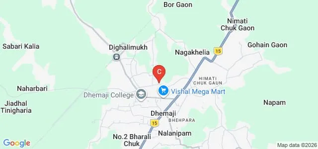 Dhemaji Commerce College, Dhemaji Map