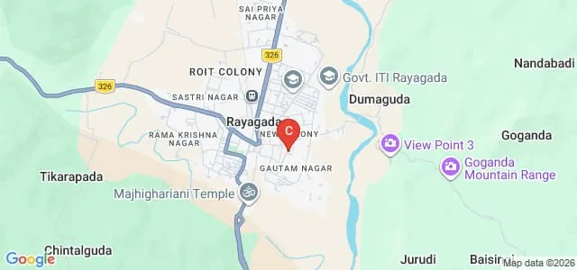 Women's College, Rayagada Map