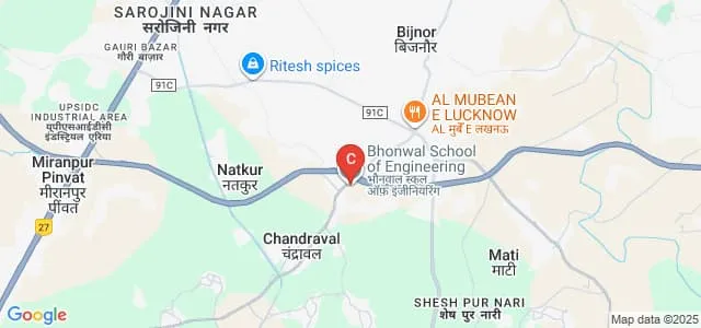 Bhonwal School of Engineering Polytechnic, Lucknow Map