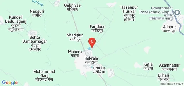 Muslim Degree College, Budaun Map