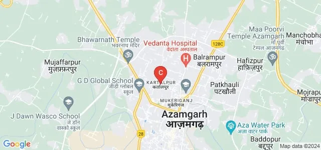 Nistha Institute of Science and Technology, Azamgarh Map