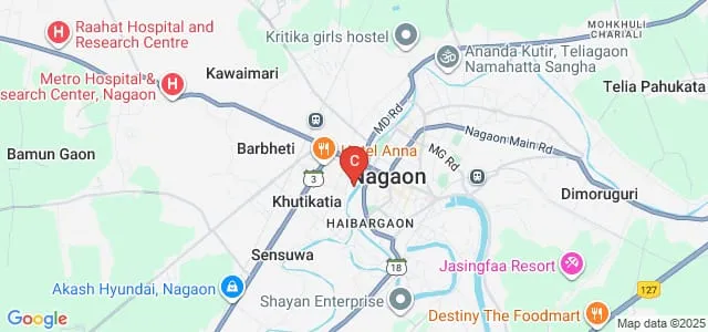 Nowgong Law College, Nagaon Map