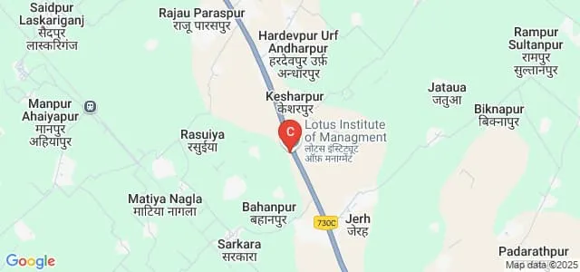 Lotus Group of Institutions, Bareilly Map