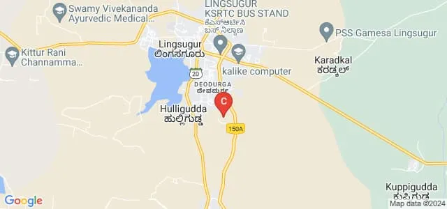 Sri Sanjeev College of Education, Lingasugur Map