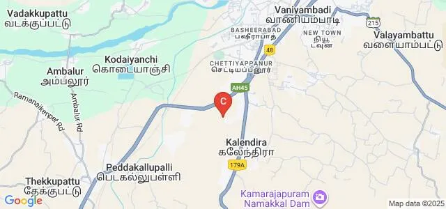 Priyadarshini Polytechnic College, Vellore Map