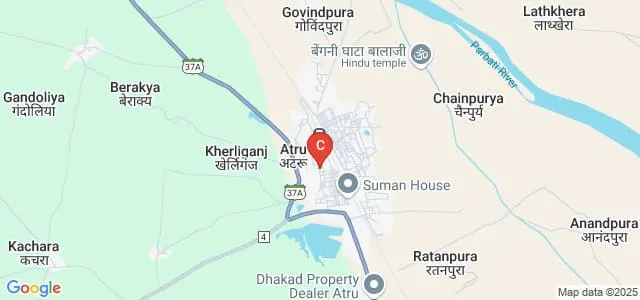 Keshav Mahavidhyalaya, Atru Map