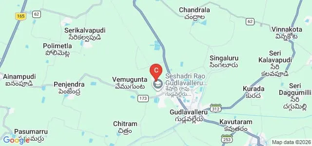 V V Institute of Pharmaceutical Sciences, Gudlavalleru Map
