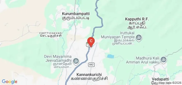Vinayaka Mission's College of Pharmacy, Salem Map