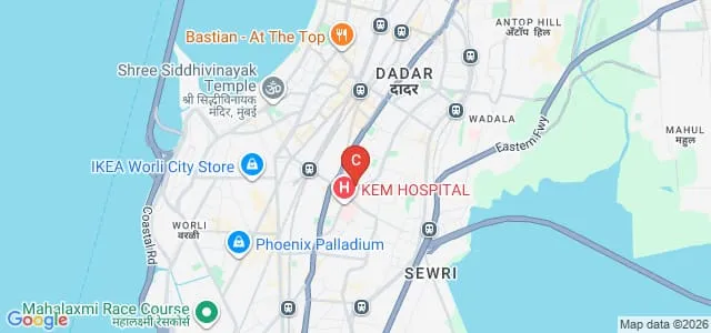Tata Memorial Hospital, Mumbai Map