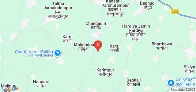 Sharda Nand Anchal Technical Institute, Ballia Map