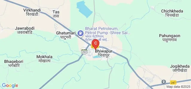 Bhiwapur Mahavidyalaya, Bhiwapur Map