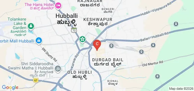 Shri Sharana Nuliya Chandayya Dr BR Ambedkar Smarak AKKA Education Society's Arts and Commerce College, Hubli Map
