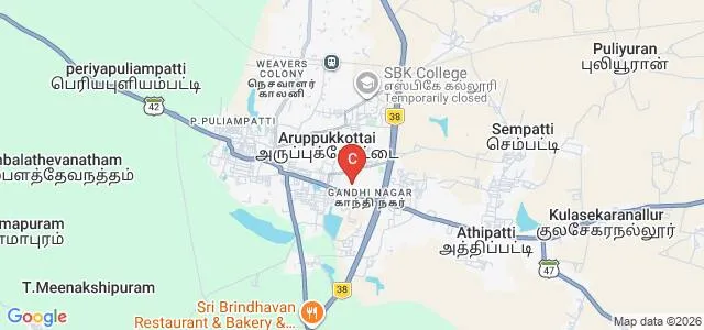 Devanga Arts College, Virudhunagar Map