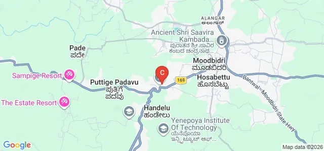 Alva's College of Physical Education, Moodabidri Map