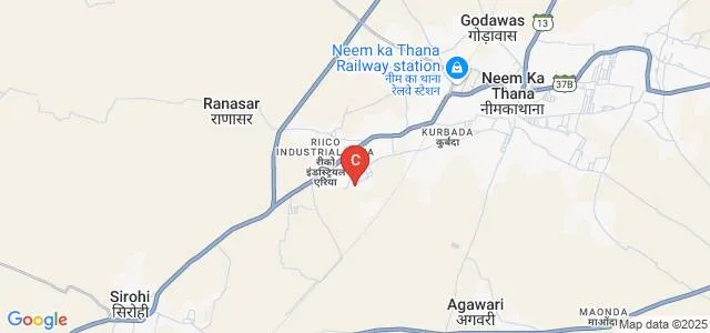 Aravali PG College, Neemkathana Map