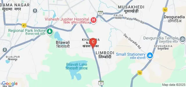 SDPS College of Nursing, Indore Map