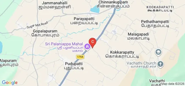 ERK College of Education, Dharmapuri Map