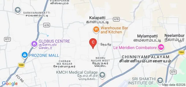 Dr NGP Arts and Science College, Coimbatore Map