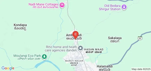 Government Tool Room and Training Centre, Dandeli Map