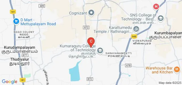 Sankara College of Science and Commerce, Coimbatore Map