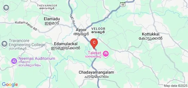 Mar Thoma College of Science and Technology, Kollam Map
