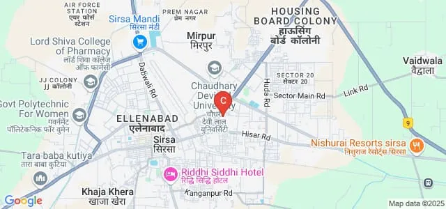 Government College for Women, Sirsa Map