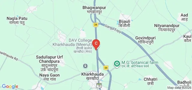 DAV College, Meerut Map