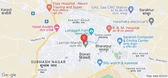 Master Balveer Singh College, Bharatpur Map