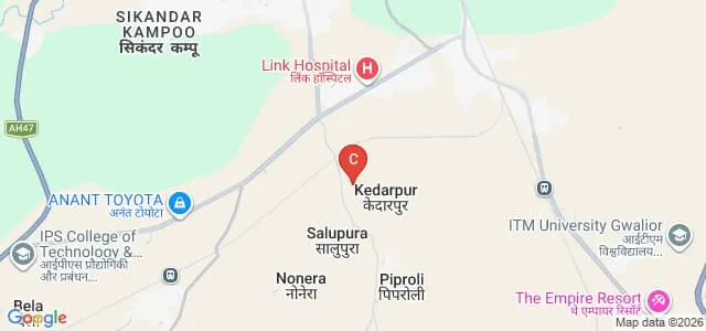 Ansh College of Education, Gwalior Map