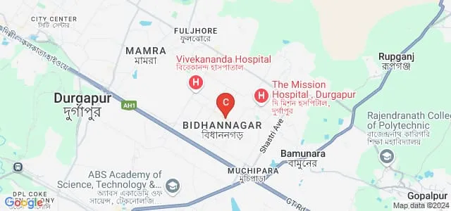 DSMS Business school, Durgapur Map