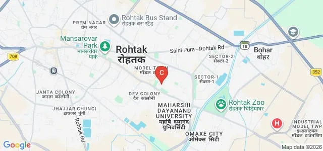 Chhotu Ram College of Education, Rohtak Map