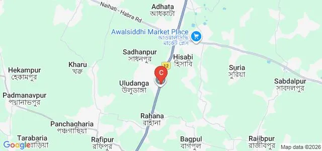 Amdanga Jugal Kishore Mahavidyalaya, Parganas Map