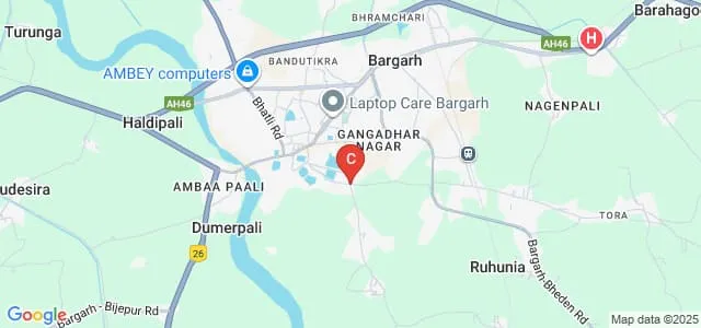 Panchayat College, Bargarh Map