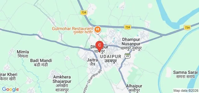 PrithviRaj Chauhan Institute of Medical Science, Bijnor Map